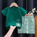 Ensemble T-shirt & Short Bébé — Coton Cartoon Été | Garçon & Fille