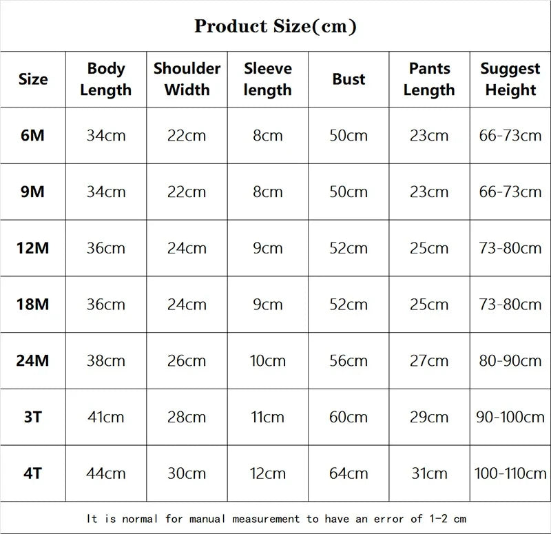 Ensemble T-shirt & Short Bébé — Coton Cartoon Été | Garçon & Fille
